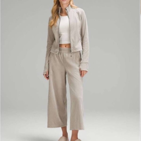 Lululemon Corduroy Riverstone 3-piece SET: Mini Skirt (6) & Jacket (4) Pant (2) - Picture 1 of 16